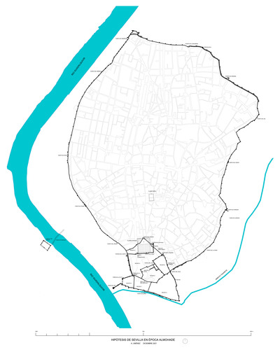 Planta de la ciudad de Sevilla y sus recintos