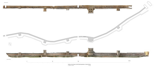 Planta nivel 0 de la muralla junto a la puerta de la Macarena